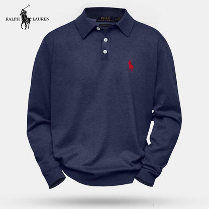 Victor | Men's Polo Shirt Bernard Grimberg Navy blue S 