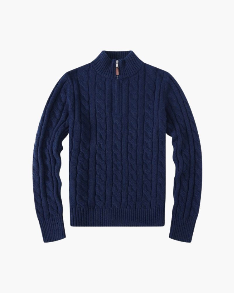 Women's Verbier Half Zip Sweater Bernard Grimberg Women Marine S 