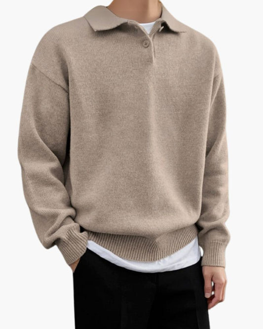 Woolen Button Half Zip 0 oldmoneystyle 
