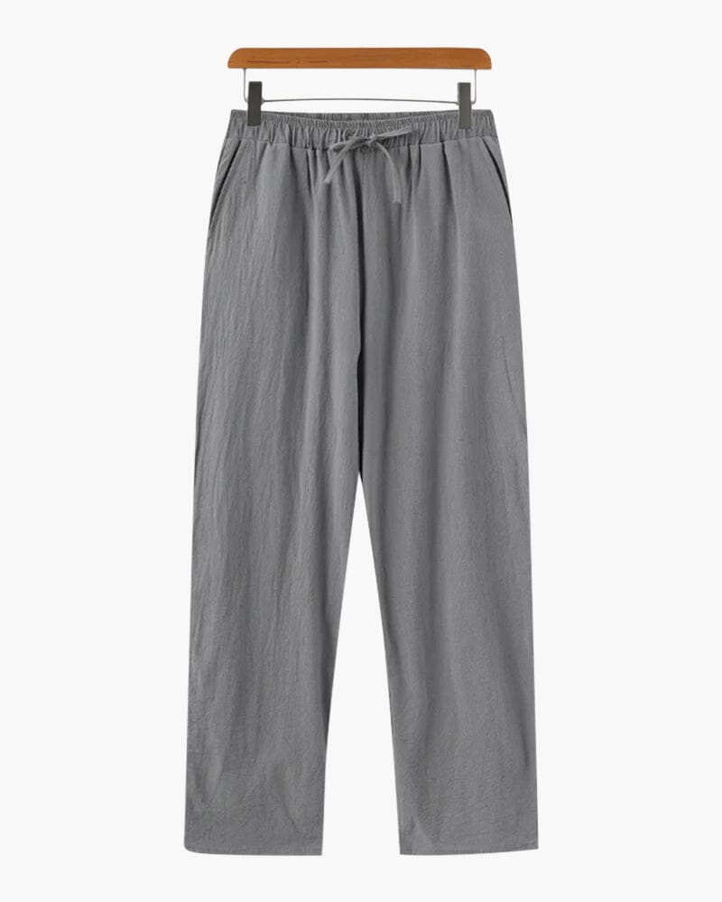 Zanzibar - Linen Pantalon Bernard Grimberg WorldWide Gray S 