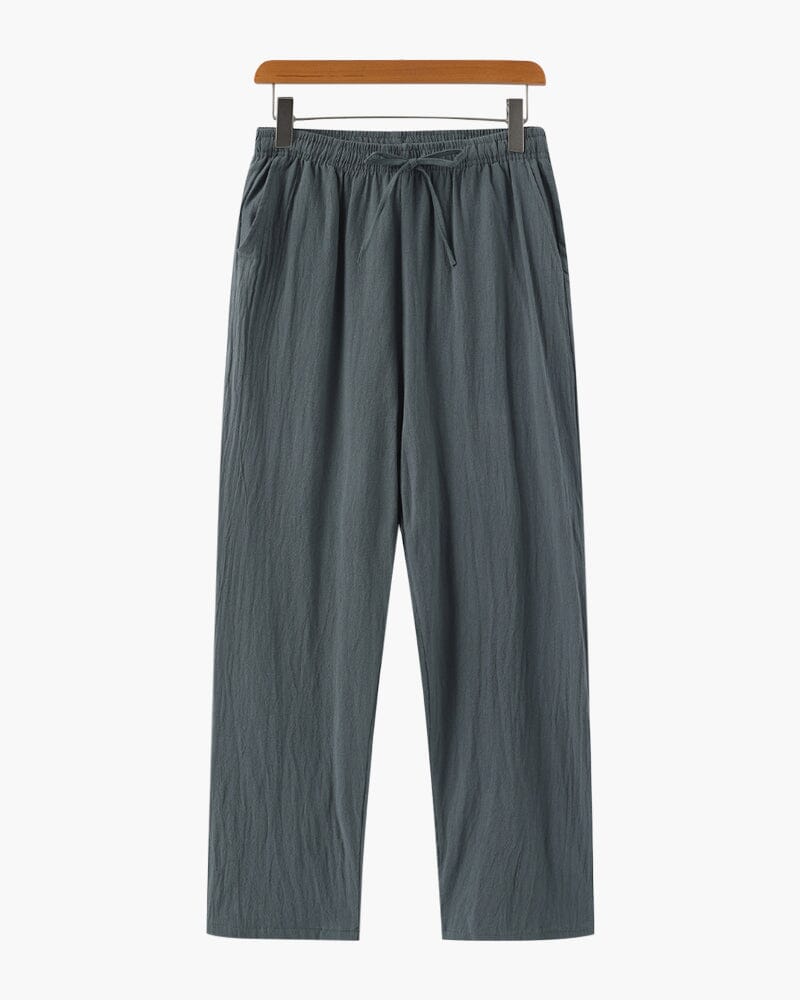 Zanzibar - Linen Pantalon Bernard Grimberg WorldWide Green S 