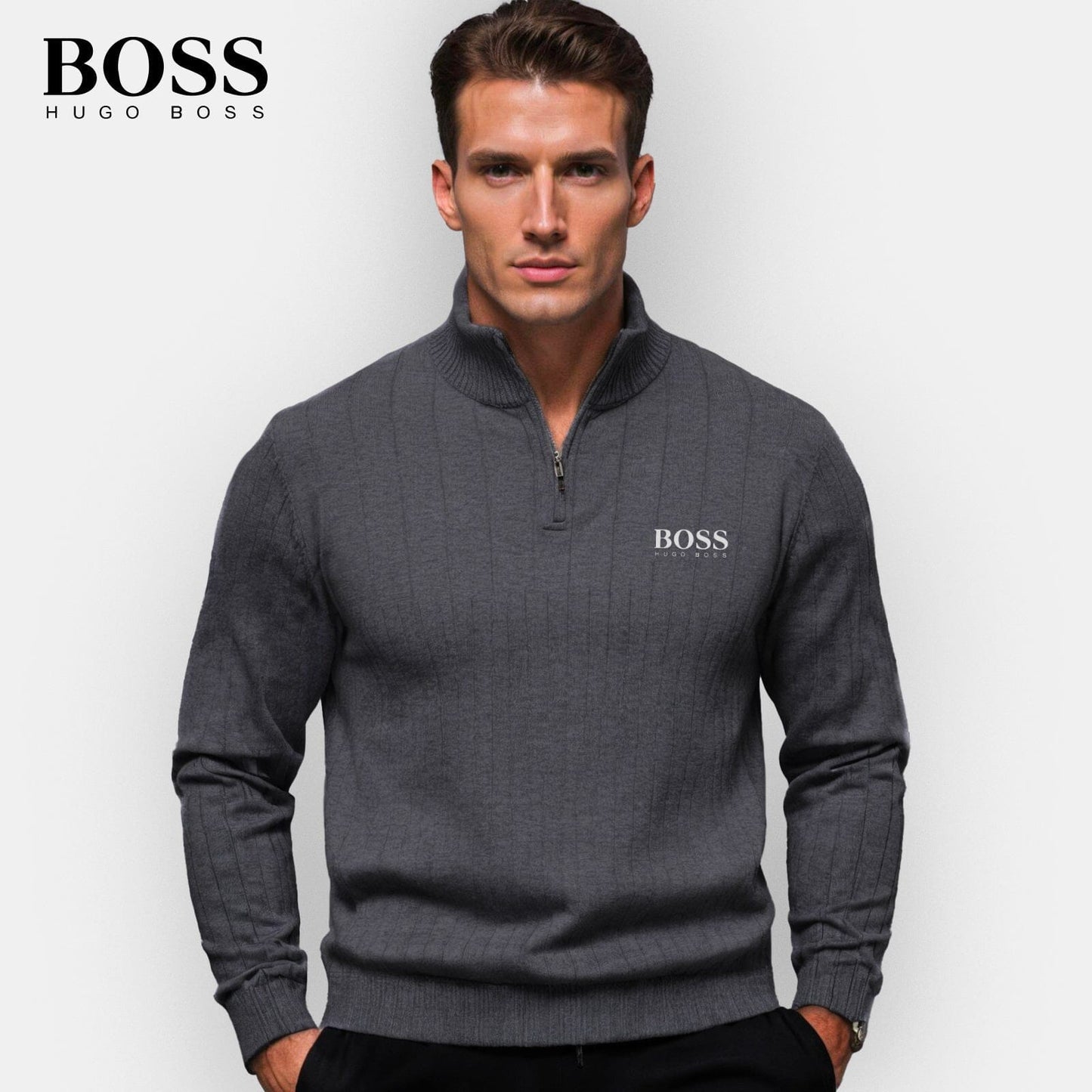 Zip-up sweater (CLEARANCE) Bernard Grimberg 