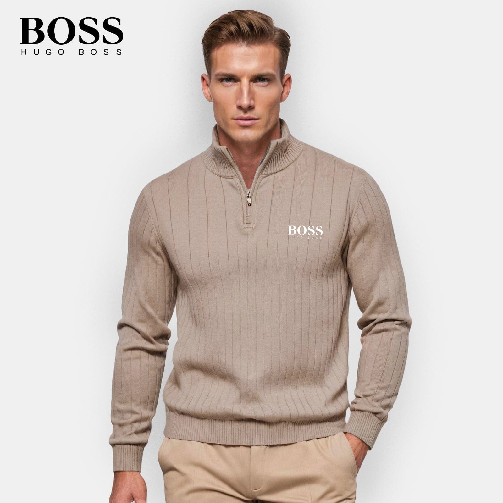 Zip-up sweater (CLEARANCE) Bernard Grimberg 