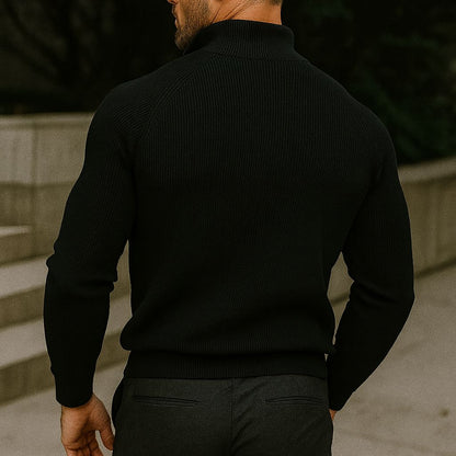 Zipped Collar Sweater R&L + Free Watch Bernard Grimberg 
