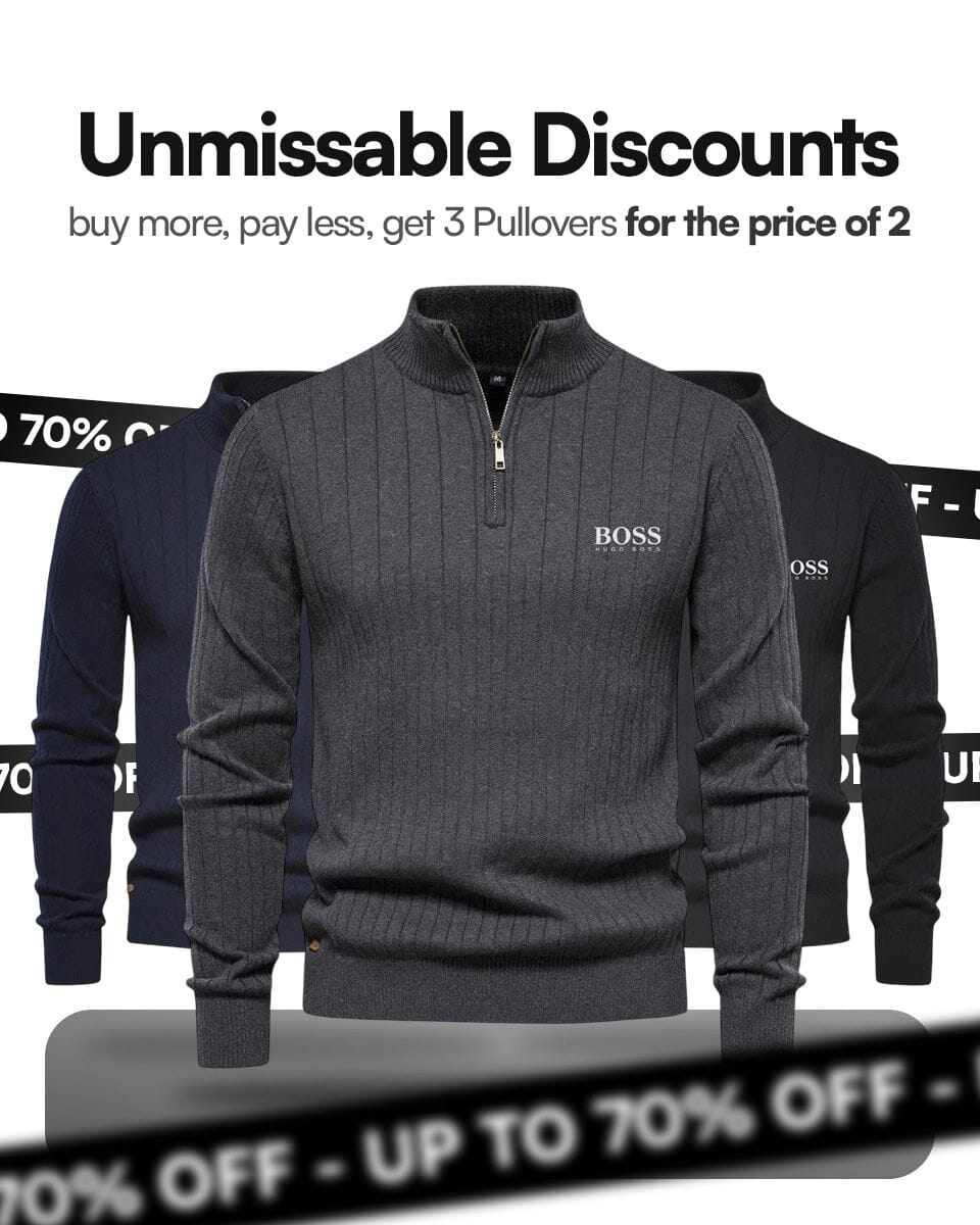 Zipped Pullover ( CLEARENCE SALE ) Bernard Grimberg 