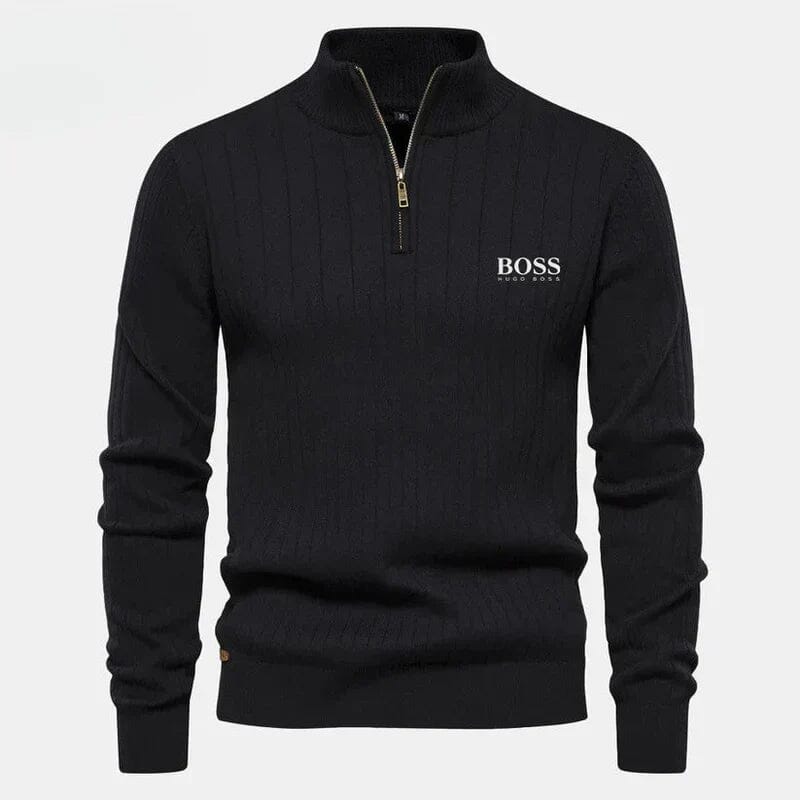 Zipped Pullover ( CLEARENCE SALE ) Bernard Grimberg Black S 