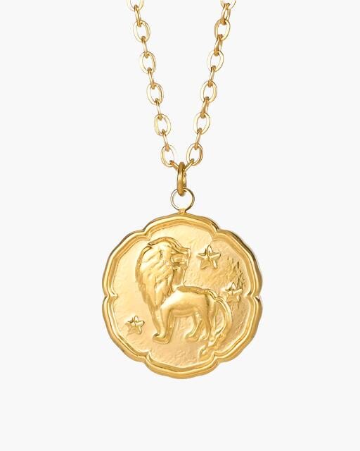Zodiac Sign Necklace - Gold Bernard Grimberg Leo 